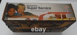 1981 Tomy Pocket Car Texaco Super Service Gas Station Playset NRFB NOS