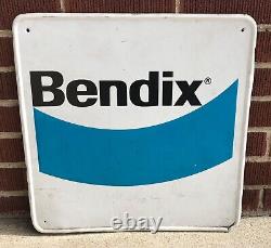 BENDIX Brake Service Station Metal Sign Gas & Oil? Auto Repair Shop