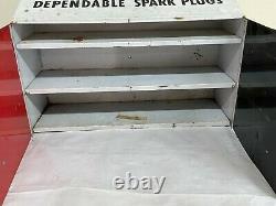 Champion Dependable Spark Plugs Cabinet with Key Gas Service Station Display
