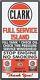 Clark Gas Station Full Service Island Old Sign Remake Aluminum Size Options