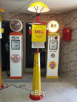 Classic Mopar Parts Service Gas Pump Station Island Light With Towel Box