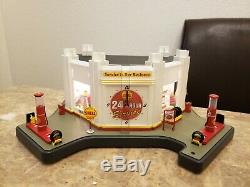 Danbury Mint Shell Gas Service Station Display Light Up Model WithClock