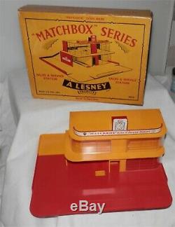 ESSO. 1960s. Matchbox Lesney Gas Petrol Garage MG1 Service Station. Alm. MINT IN BOX