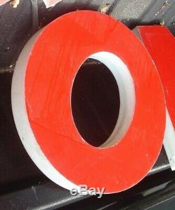 EXXON Gas Oil Service Station Plastic Letter Sign E X O N Letter Would Part Out