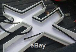 EXXON Gas Oil Service Station Plastic Letter Sign E X O N Letter Would Part Out