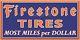 Firestone Tires Repair Gas Service Station Old Sign Remake Aluminum Size Options