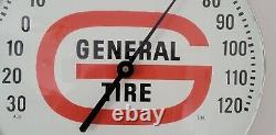 General Tire Advertising Sign Thermometer Gas Service Station / Garage Man Cave