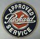 Great Vintage Packard Approved Service Porcelain Gas Station/pump/dealer Sign