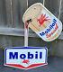 Large Mobil Motor Oil Thick Metal Sign Station Service Auto Gas Pegasus Gargoyle