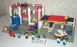 LEGO 6394 Town Metro Park & Service Tower Gas Station 6 Minifigs 5% Multi Disc
