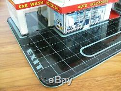 Marx / Sears Allstate Tin Litho Happy Time Service Gas Station Parts / Restore