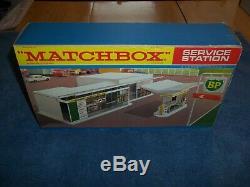 Matchbox MG-1 Gas Petrol BP Service Station in Box Unplayed Unused Lesney MINT