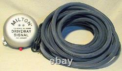 Milton Driveway Service Gas Station Signal Bell with20' of Hose-NEW
