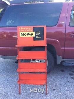 Mopar Service Sign oil can display Gas Service Station cleaners waxes dodge vtg