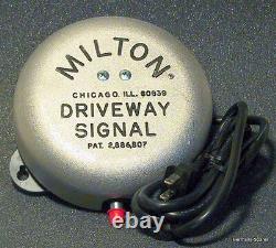ORIG Milton 805 Driveway Service Gas Station Signal BELL ONLY NO Hose-NEW