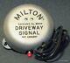 Orig Milton 805 Driveway Service Gas Station Signal Bell Only No Hose-new