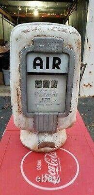 Original Eco 97 Air Meter Tireflator Pump Wall Mount Gas Oil Service Station