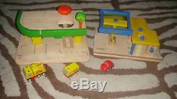 Plan Toys Gas Station And Repair Service Station Lot