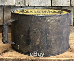 RARE Vintage OSTER BESTOIL 5 Gallon Gas Service Station Oil Can Rocker Sign