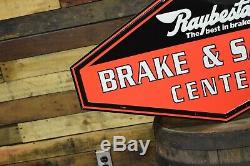 Raybestos Brakes Auto Advertising Sign Gas Station Service Garage Dealership