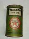 Scarce Texaco 574 Motor Oil Quart Can Black T Gas Service Station Vg Condition
