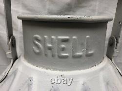 Shell Oil 5 Gallon Gas Oil Dump Container Can Service Station