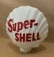 Super Shell Gas Pump Globe Light Glass Service Station Garage Sign Reproduction