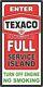 Texaco Gas Station Full Service Island Pump Sign Remake Aluminum Size Options