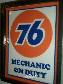 Union 76 Oil Gas Service Station Garage Mechanic Lighted Advertising Sign