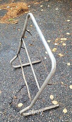 Used Vintage Motor Oil Can Metal Display Rack Stand Gas & Oil Service Station