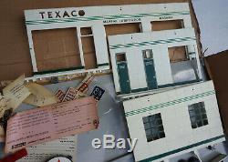 Vintage 1960s Buddy L Texaco Gas Service Station Model Toy Original Box SPD-325