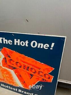 Vintage 1960s CONOCO Service Station Hottest Brand Going Sign Gas & Oil