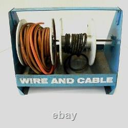 Vintage American Parts Gas Service Station Spark Plug Wire Display Nice