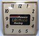 Vintage Amoco Ultimate Racing Adv Clock / Gas Oil / Soda / Service Station