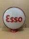 Vintage Esso Gas Pump Globe Light Glass Lens Service Station Garage Tiger 2