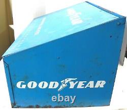 Vintage Goodyear Hose Display Case Gas Service Station Metal 23x14x13