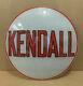 Vintage Kendall Gas Pump Globe Light Glass Lens Service Station Garage Sign