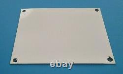 Vintage Luscombe Porcelain Gas Aviation Airplane Service Station Pump Plate Sign