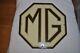 Vintage Mg Porcelain Sign Gas Oil Metal Service Station Rare