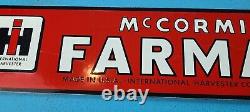 Vintage Mccormick Farmall Porcelain International Service Station Gas Oil Sign