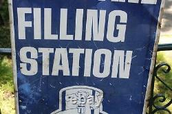 Vintage Metal Sign PROPANE FILLING STATION Modern Gas Service MGS Metal