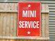 Vintage Mini Service Gas Station Sign