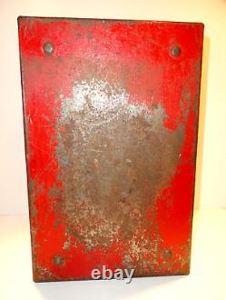 Vintage Mobile Gas Oil Service Station Customer Service Record Metal Box