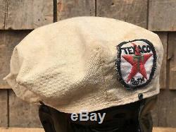 Vintage Original TEXACO Gas Service Station Driver Uniform Attendant Hat Cap