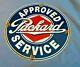 Vintage Packard Gasoline Porcelain Sign Gas Service Station Automobile Dealer Ad