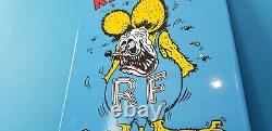 Vintage Rat Fink Porcelain Ed Big Daddy Roth Hot Rod Gas Service Station Sign