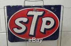 Vintage STP Diesel Fuel Treatment Display Stand Service Station Gas Oil