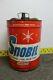 Vintage Snobil Lemans Gas Oil Mixture 6 Gallon Can Man Cave / Service Station