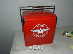 Vintage Style Flying A Gasoline Cooler- Metal- Vintage Service Station- Gas Pump