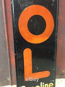Vintage Tydol Gasoline Sign Gas Station Service 70x15